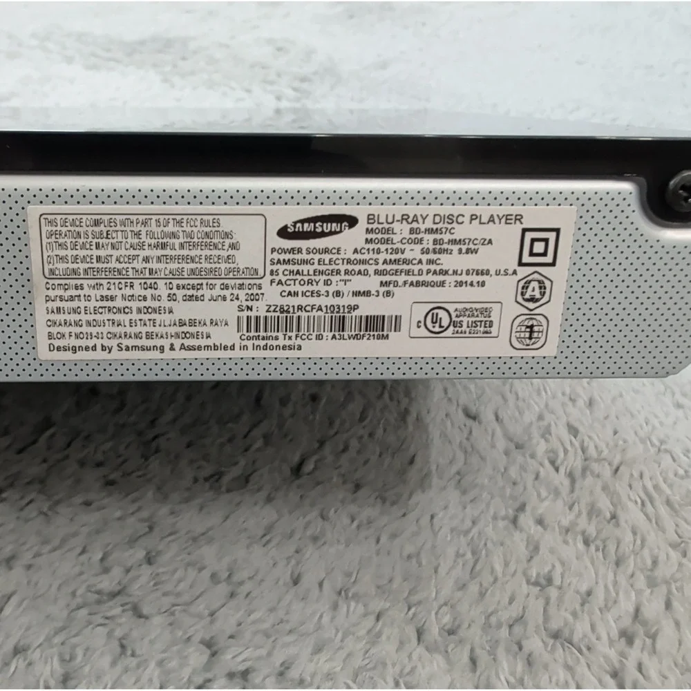 Samsung bd hm57c